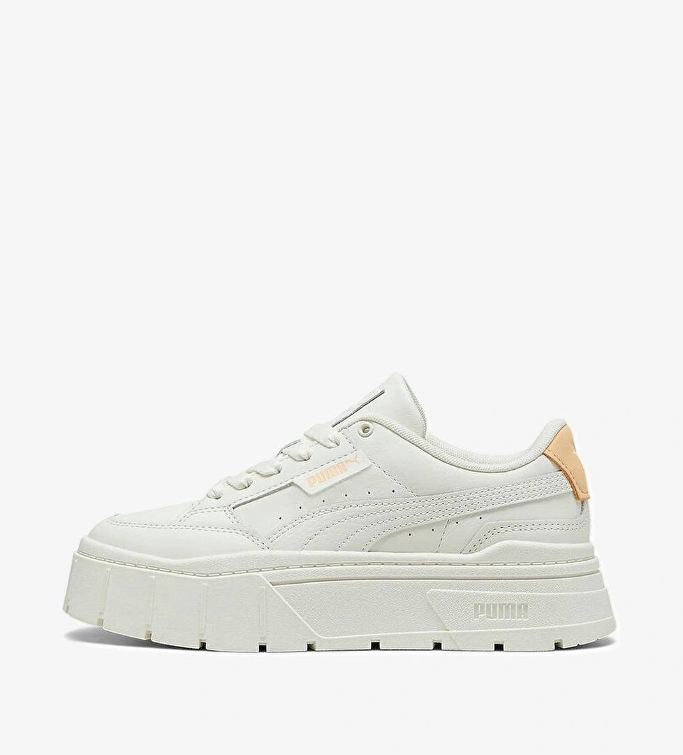 Puma Mayze Stack Soft Kadın Ekru Sneaker - Görsel 1