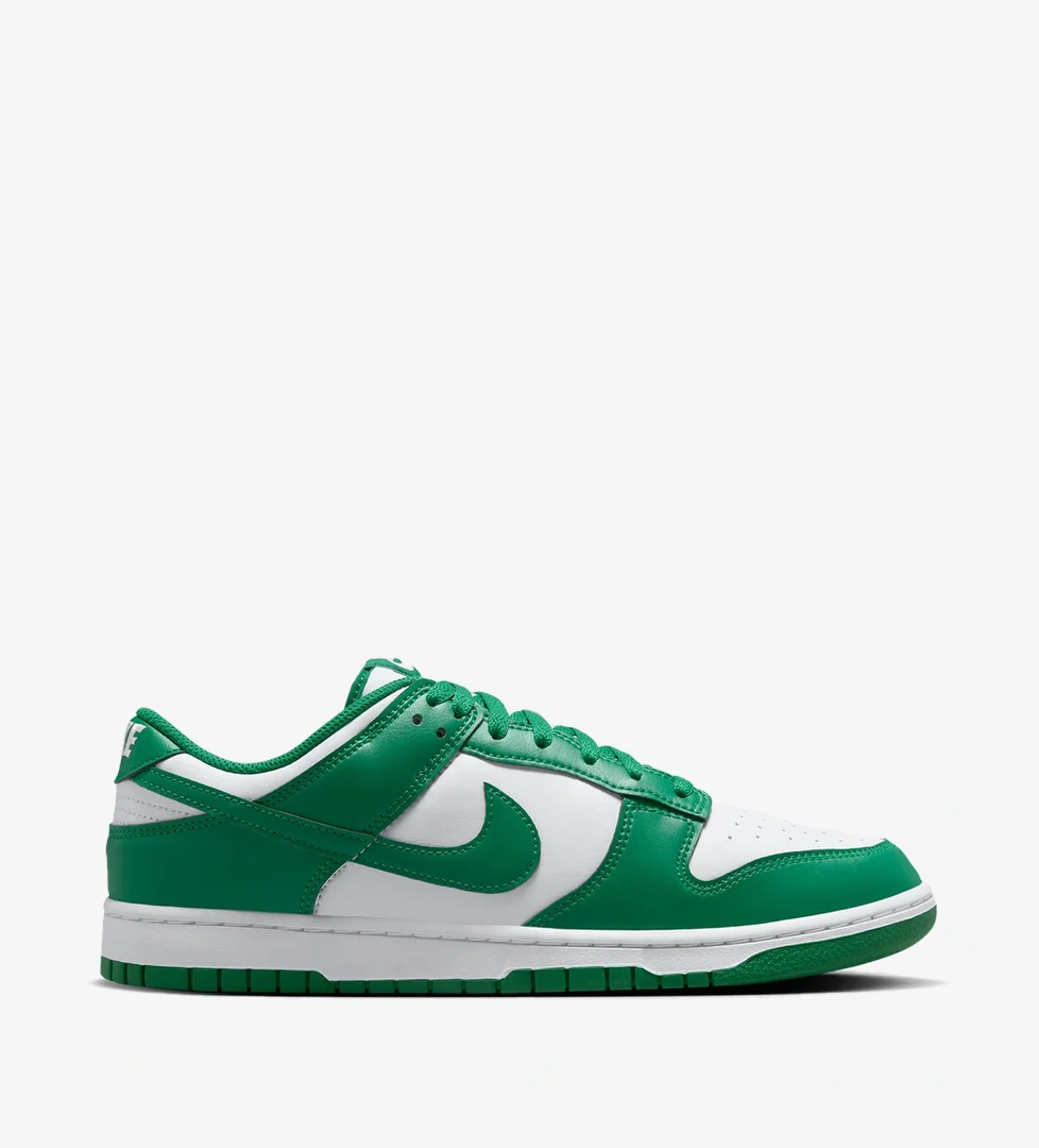 Nike Nike Dunk Low Retro Erkek Beyaz/yeşil Sneaker model görseli