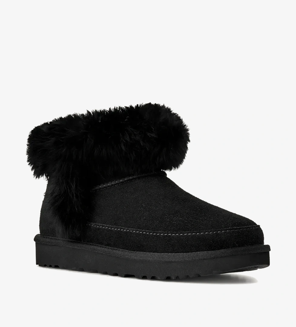 Ugg Siyah Ugg Classic Ultra Mini Chalet