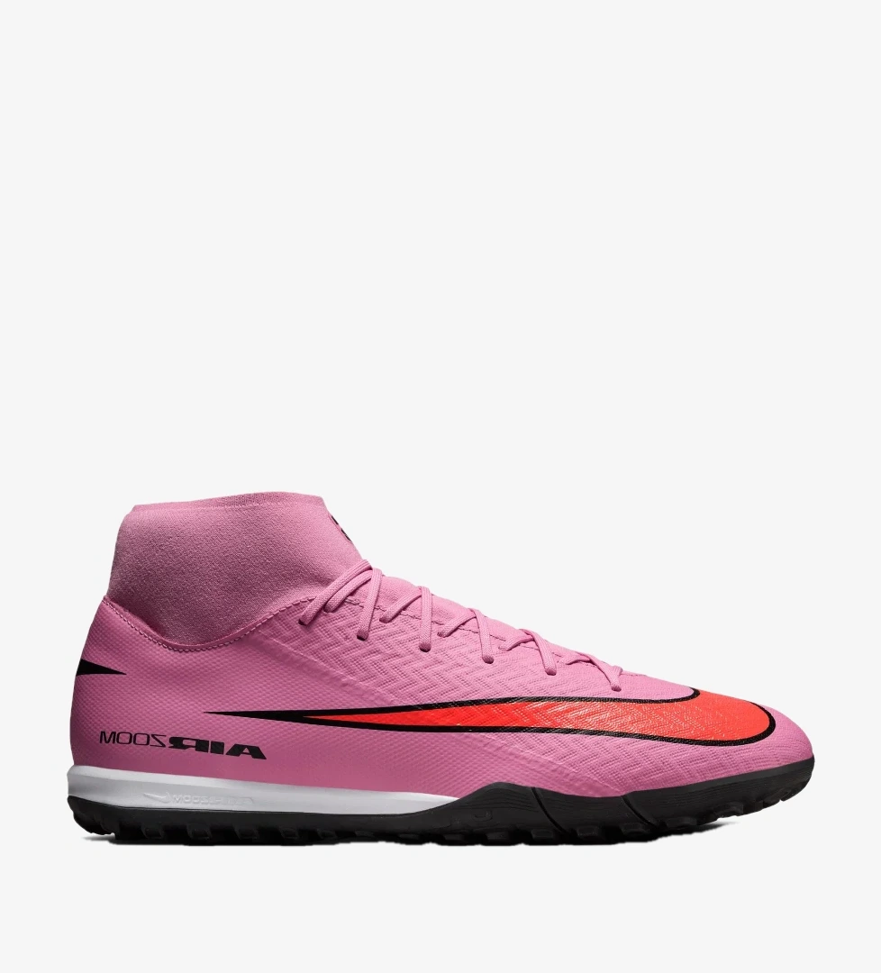 Mercurial Superfly 10 Academy Tf Erkek Pembe Halı Saha Ayakkabısı