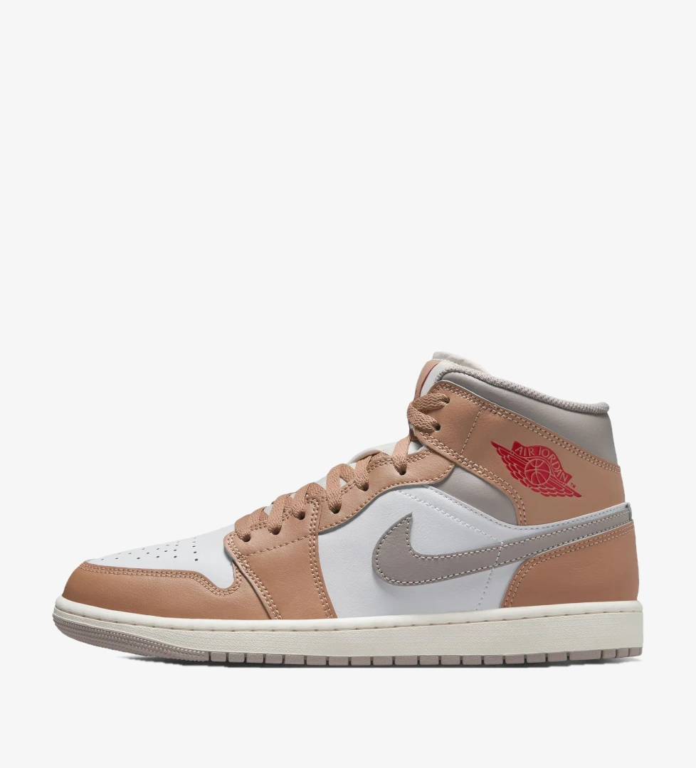 Air Jordan 1 Mid 'Hemp' Erkek Basketbol Ayakkabısı