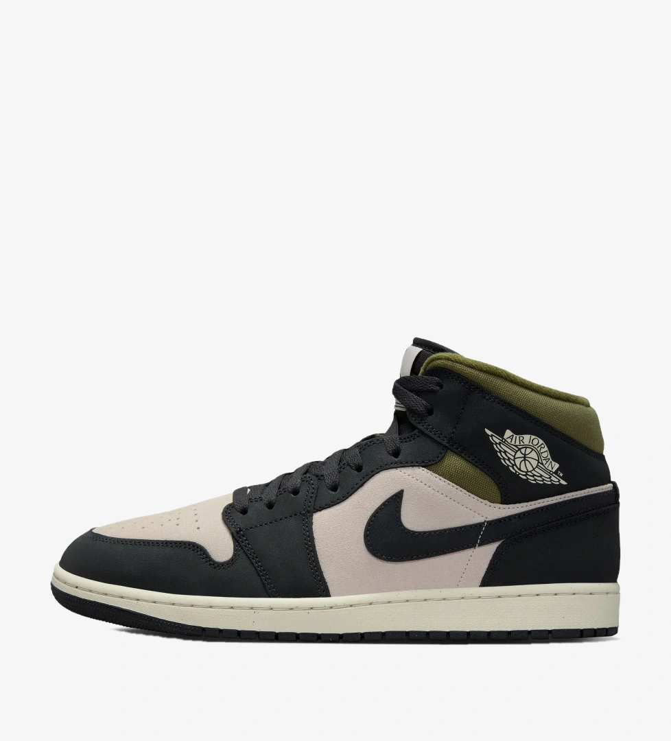 Jordan Siyah Jordan Air 1 Mid SE