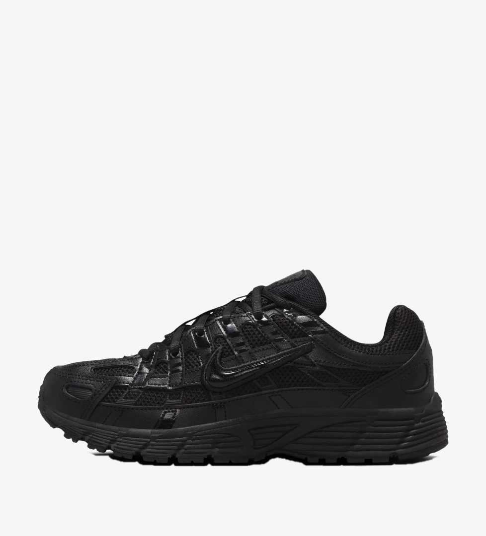P-6000 Gs Siyah Sneaker Ayakkabı