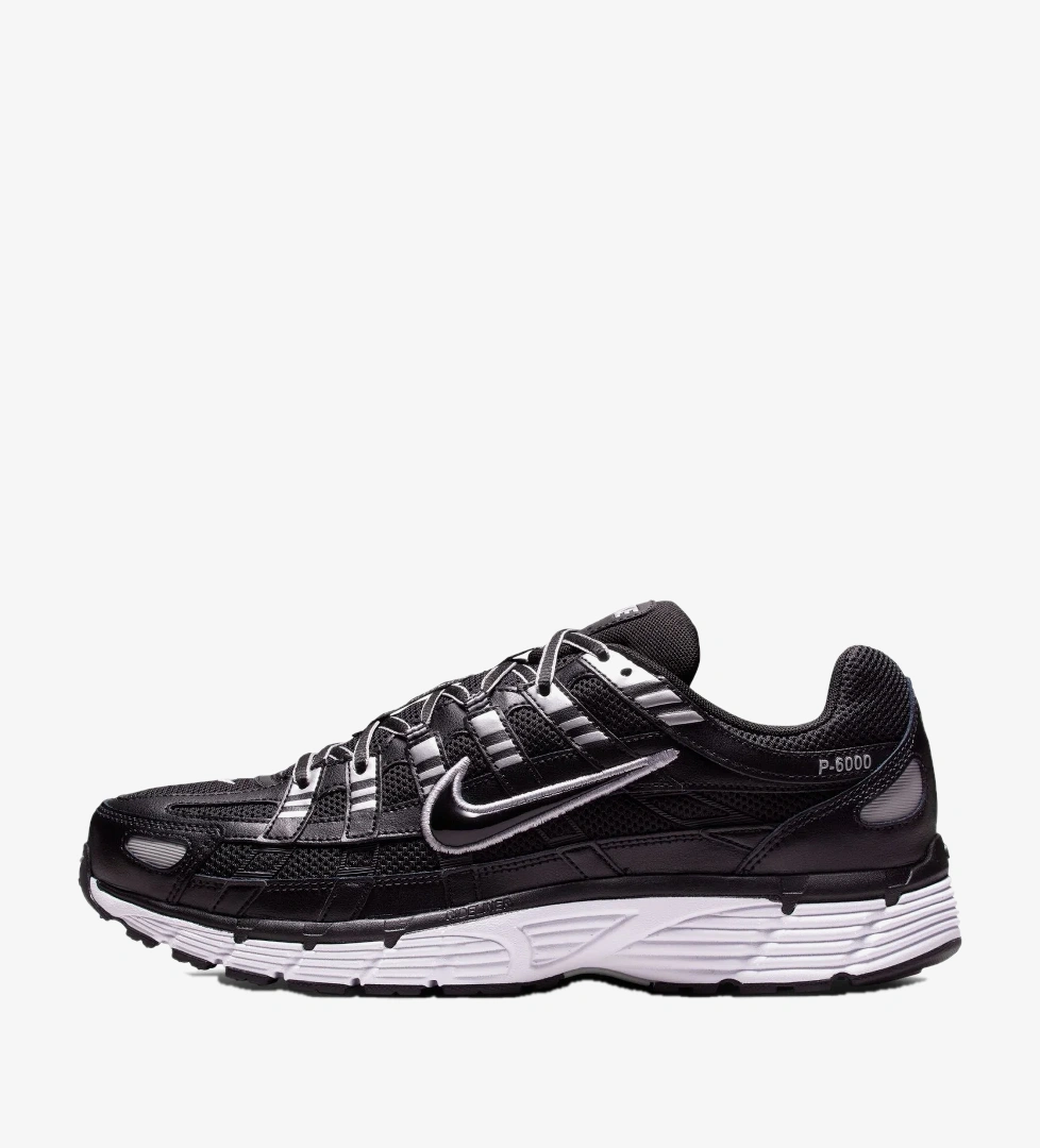 P-6000 Erkek Siyah Sneaker Ayakkabı