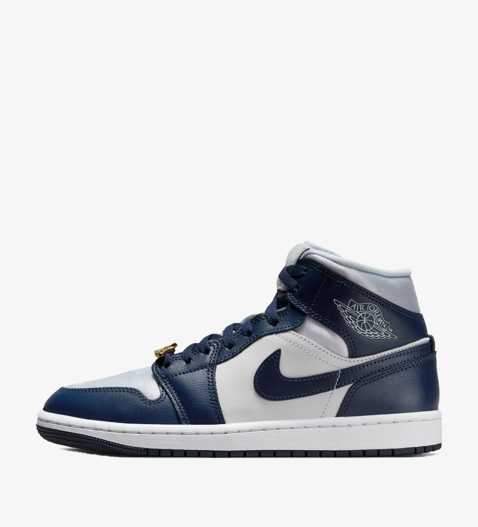 Air Jordan 1 Mid SE 'Football Grey' Kadın Basketbol Ayakkabısı
