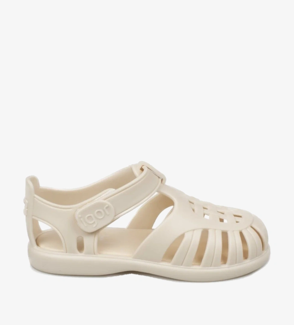 Tobby Solid Çocuk Bej Günlük Stil Sandalet S10271-079