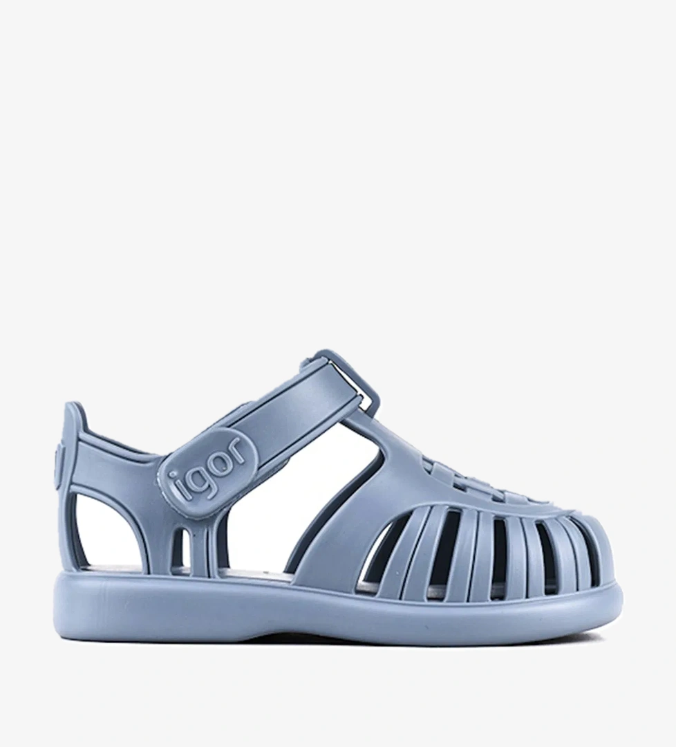 Tobby Solid Çocuk Gri Günlük Stil Sandalet S10271-225