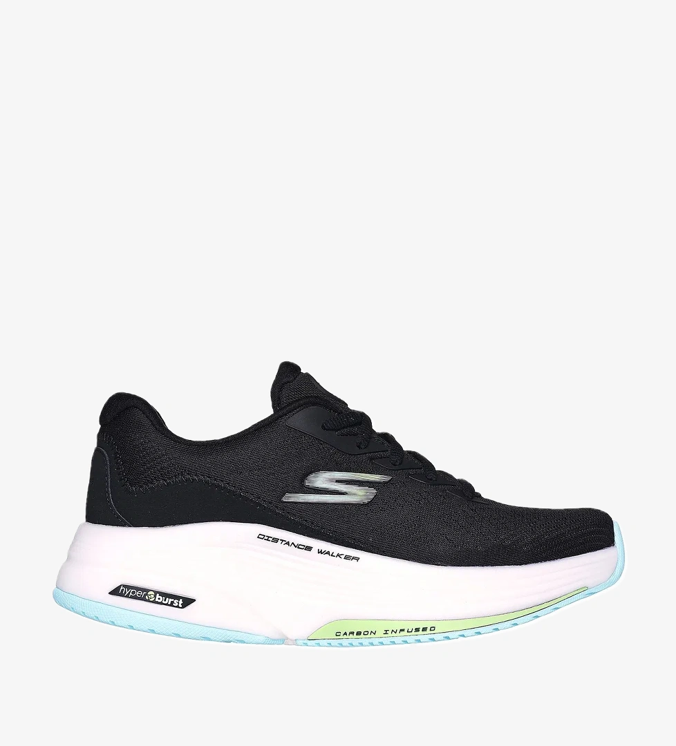 Skechers Go Walk Distance Walker Kadın Siyah Yürüyüş Ayakkabısı 125129 BKLB model görseli