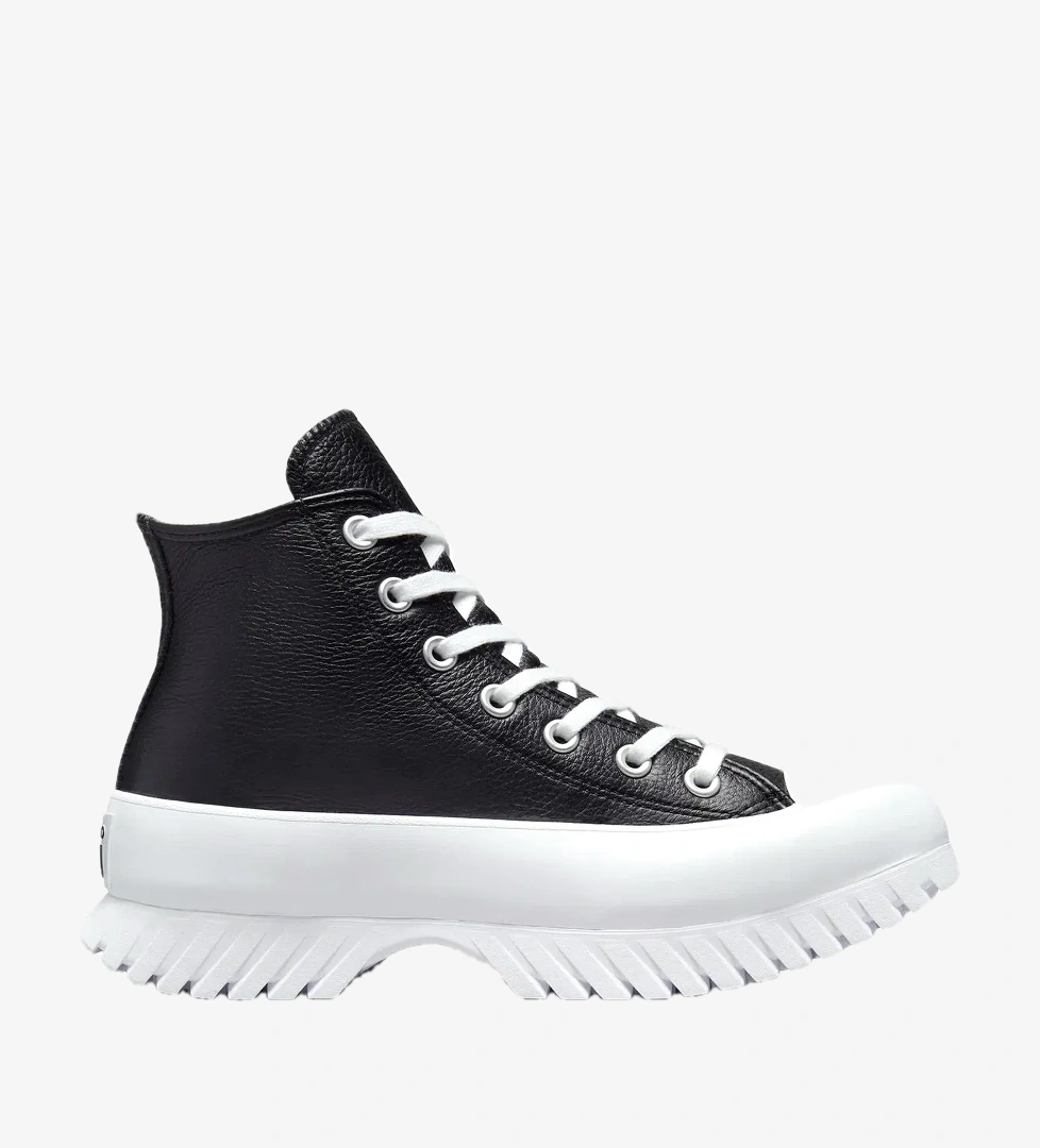 Chuck Taylor All Star Lugged 2.0 Leather Kadın Siyah Sneaker Ayakkabı A03704C