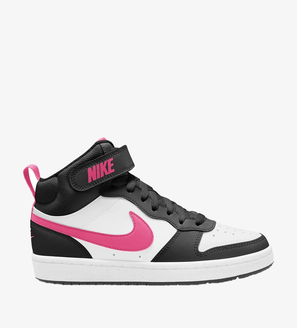 Court Borough Mid 2 (Gs) Unisex Siyah Sneaker Ayakkabı CD7782-005 - Görsel 1