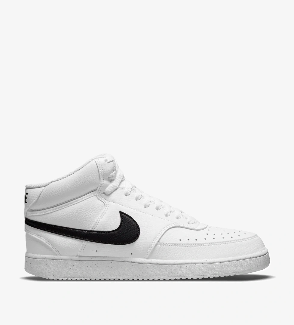 Court Vision Mid Erkek Beyaz Sneaker Ayakkabı DN3577-101