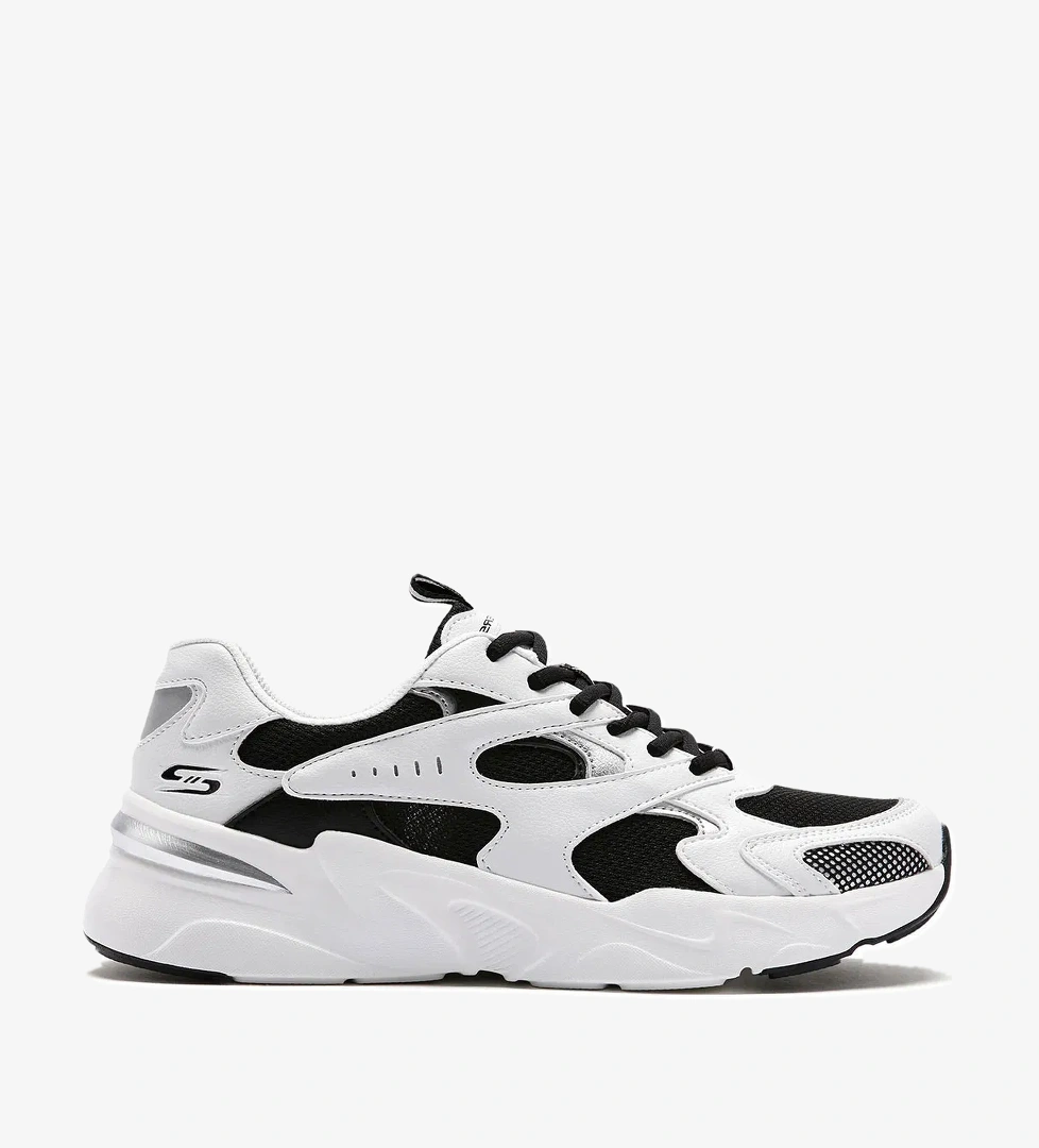 Skechers Bobs Bayan Ayakkabı Bamina Kadın Beyaz Yürüyüş Si̇yah-beyaz Ayakkabısı 117354 Bkw model görseli