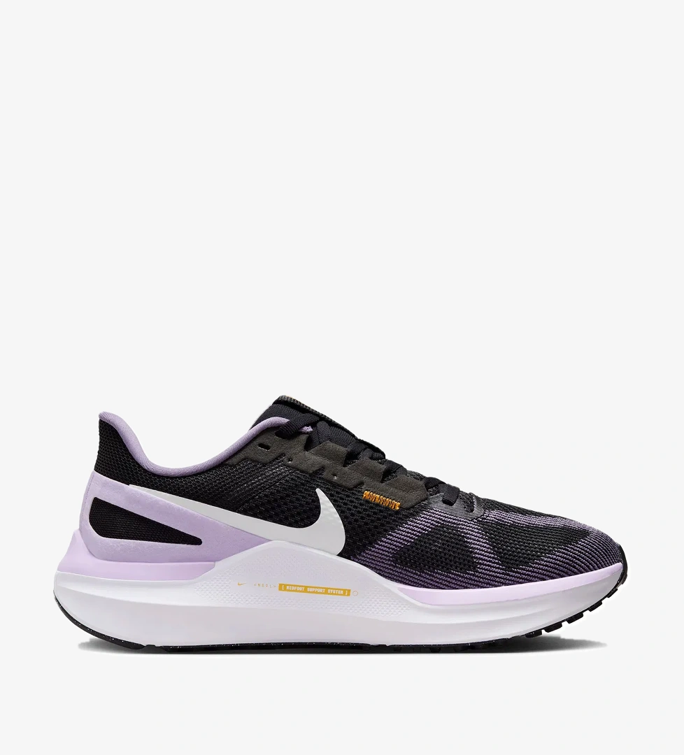 W Air Zoom Structure 25 Kadın Siyah Koşu Ayakkabısı DJ7884-006 - Görsel 1