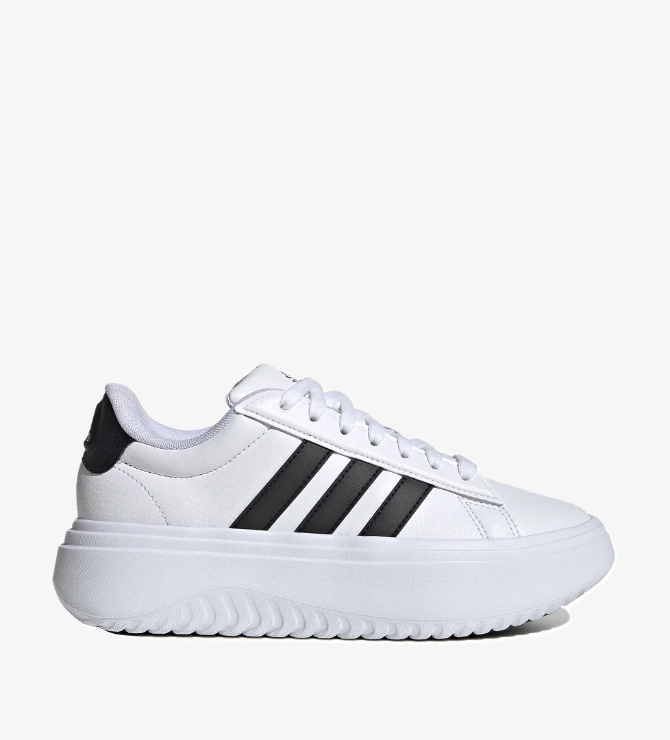 Grand Court Platform Kadın Beyaz Sneaker Ayakkabı IE1092