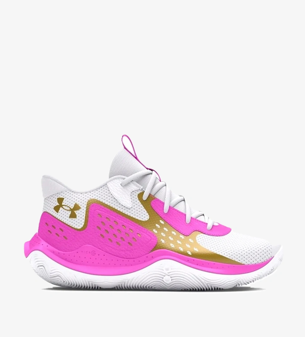 Under Armour Jet '23 Erkek Beyaz Basketbol Ayakkabısı 3026634-105 model görseli