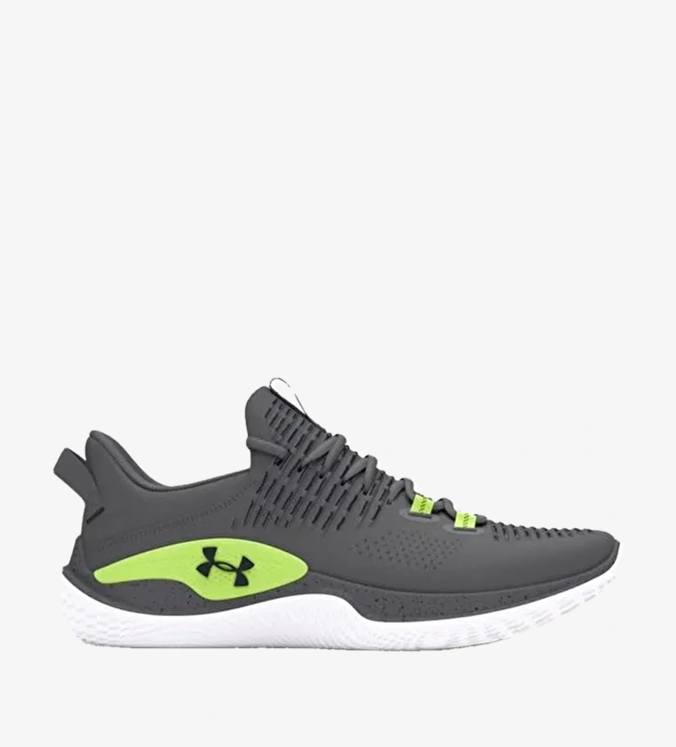 Under Armour Ua Flow Erkek Gri Dynamic Intelliknit Antrenman 3027177-102 Ayakkabısı model görseli