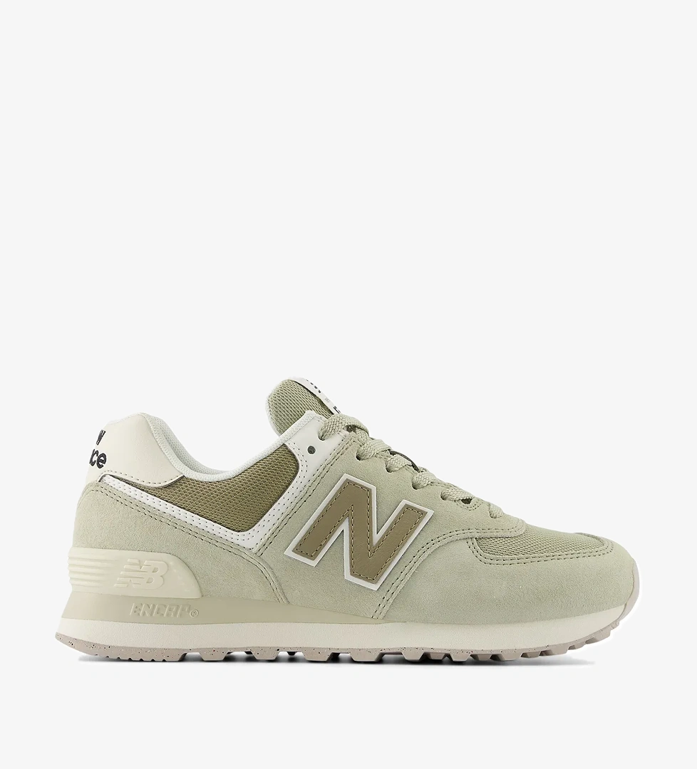New Balance 574 Kadın Yeşil Sneaker Ayakkabı WL574DP2 model görseli