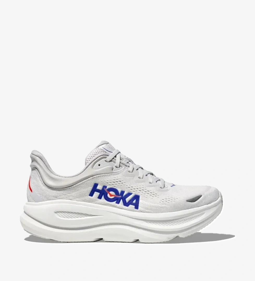 Hoka Hoka Bondi 9 Erkek Gri Koşu Ayakkabısı 1162011-CYLT Sneaker | Sportive Gri - 1. görsel