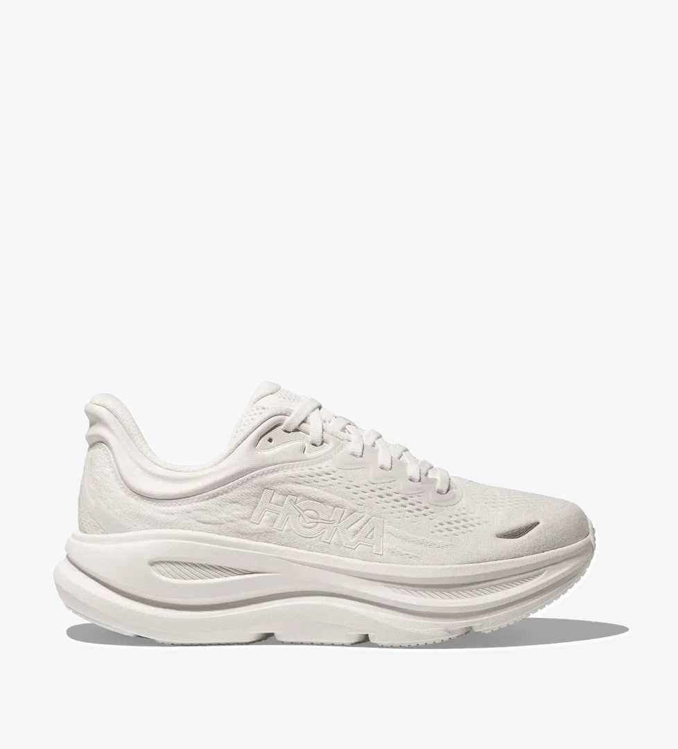 Hoka Hoka Bondi 9 Kadın Beyaz Koşu Ayakkabısı 1162012-WWH Sneaker | Sportive Beyaz - 1. görsel