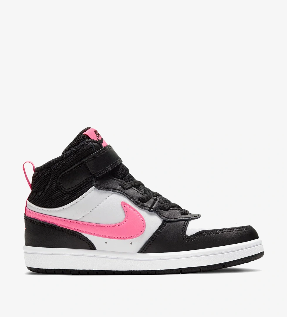 Court Borough Mid 2 (Psv) Çocuk Siyah Sneaker Ayakkabı CD7783-005