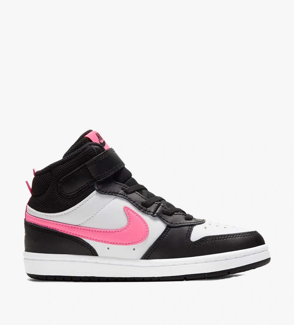 Court Borough Mid 2 (Psv) Çocuk Siyah Sneaker Ayakkabı CD7783-005