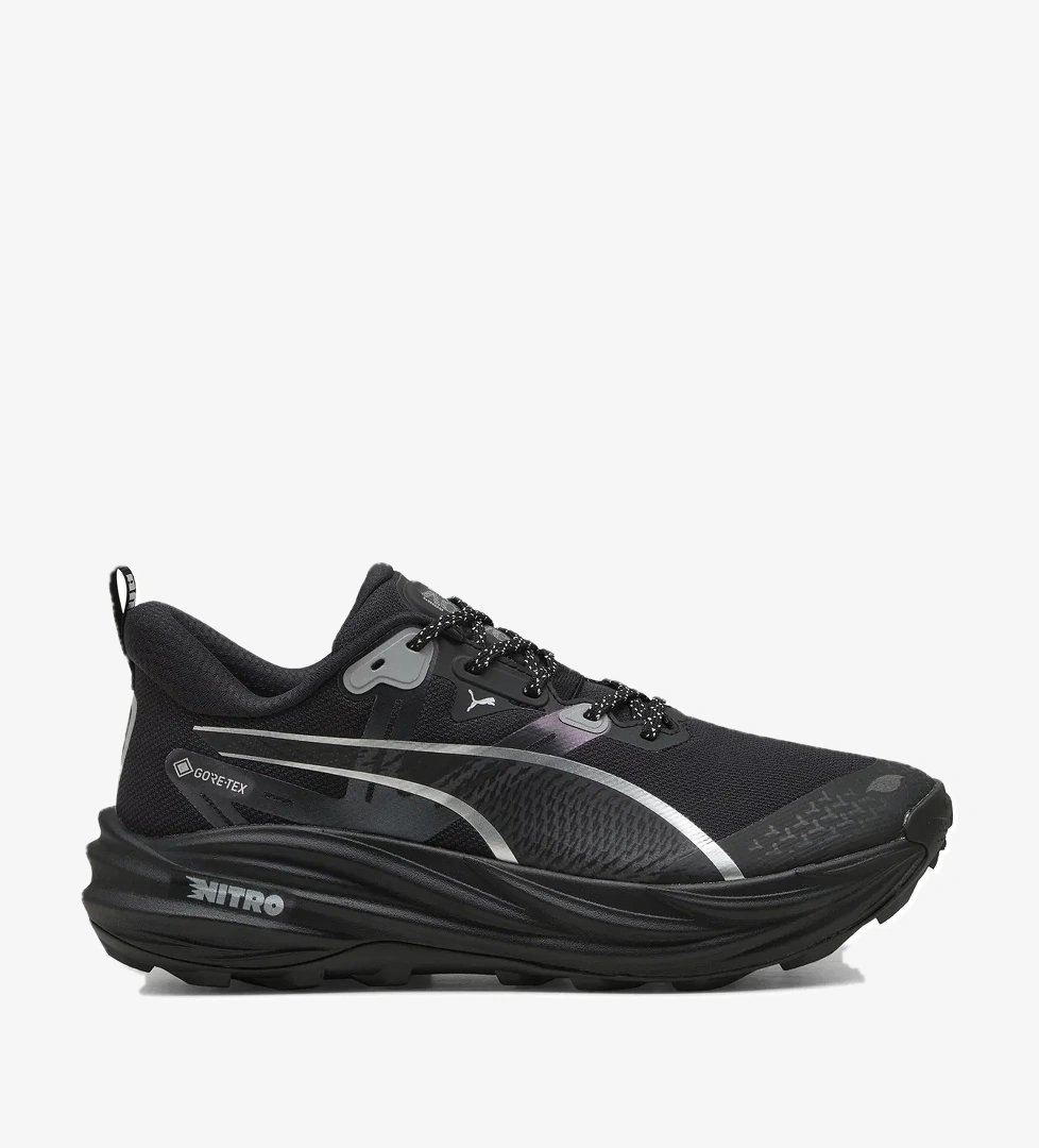 Puma Voyage Nitro 4 Gore-Tex Erkek Siyah Koşu Ayakkabısı 31104301 model görseli