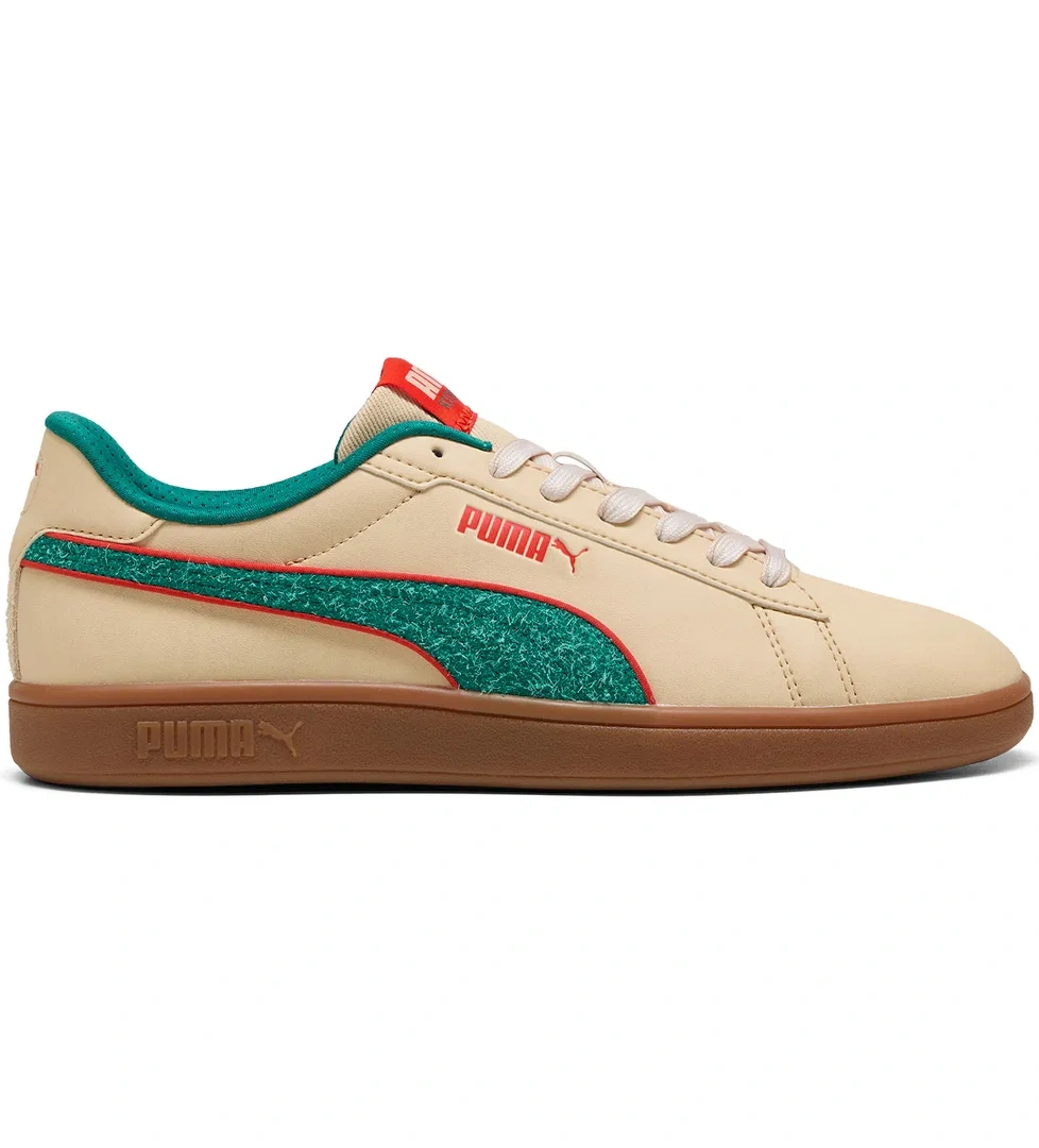 Puma Puma Smash 3.0 Retro Unisex Run Kadın Bej Sneaker Ayakkabı 40263001 model görseli