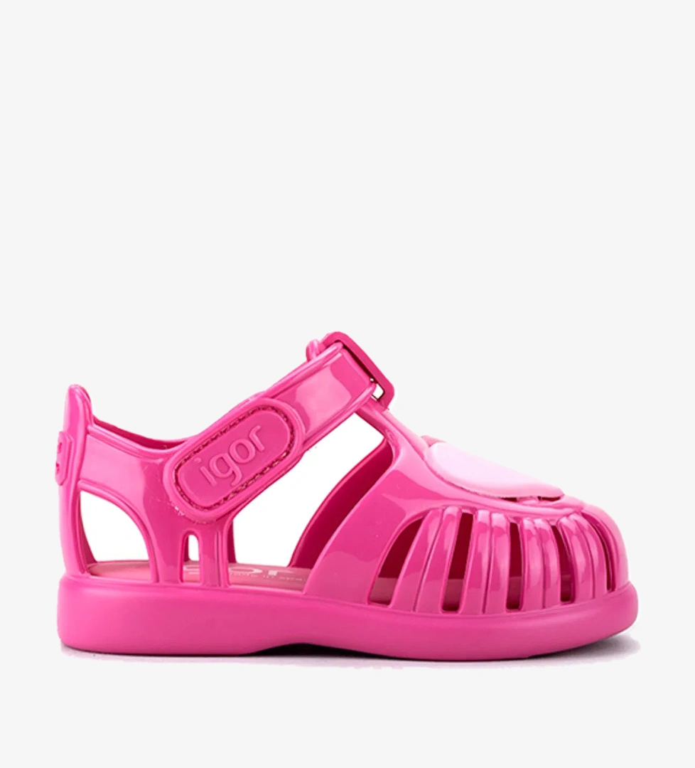 Tobby Gloss Love Çocuk Pembe Günlük Stil Sandalet S10310-007 - Görsel 1