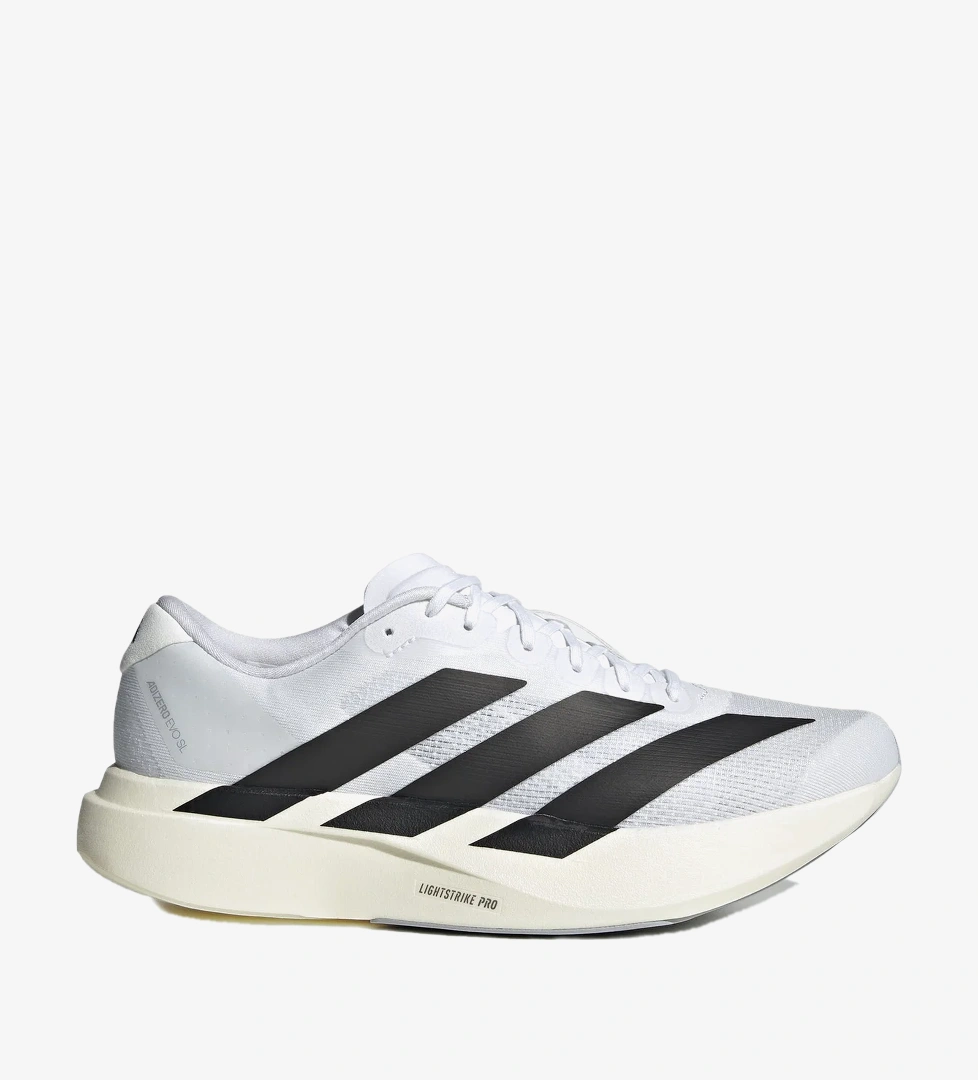 Adizero Evo Sl Erkek Beyaz Koşu Ayakkabısı JH6206