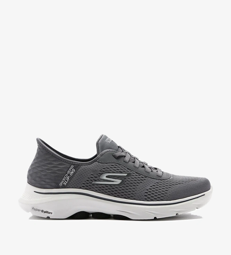 Skechers Go Walk 7 - Free Hand 2 Spor Erkek Ayakkabı Gri Yürüyüş Ayakkabısı 216648 Ccbk model görseli