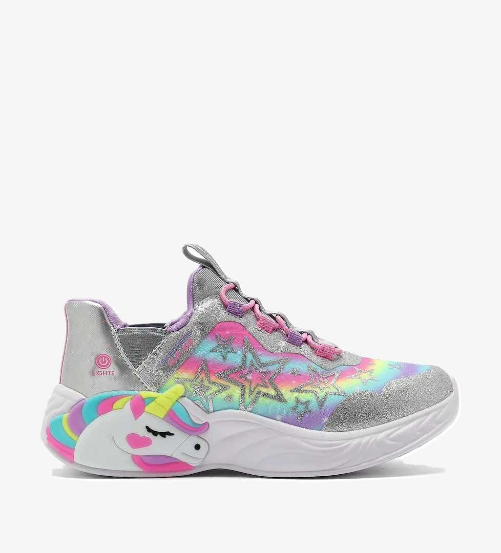 Skechers Unicorn Dreams Çocuk Gri Sneaker Ayakkabı 302296L SMLT model görseli