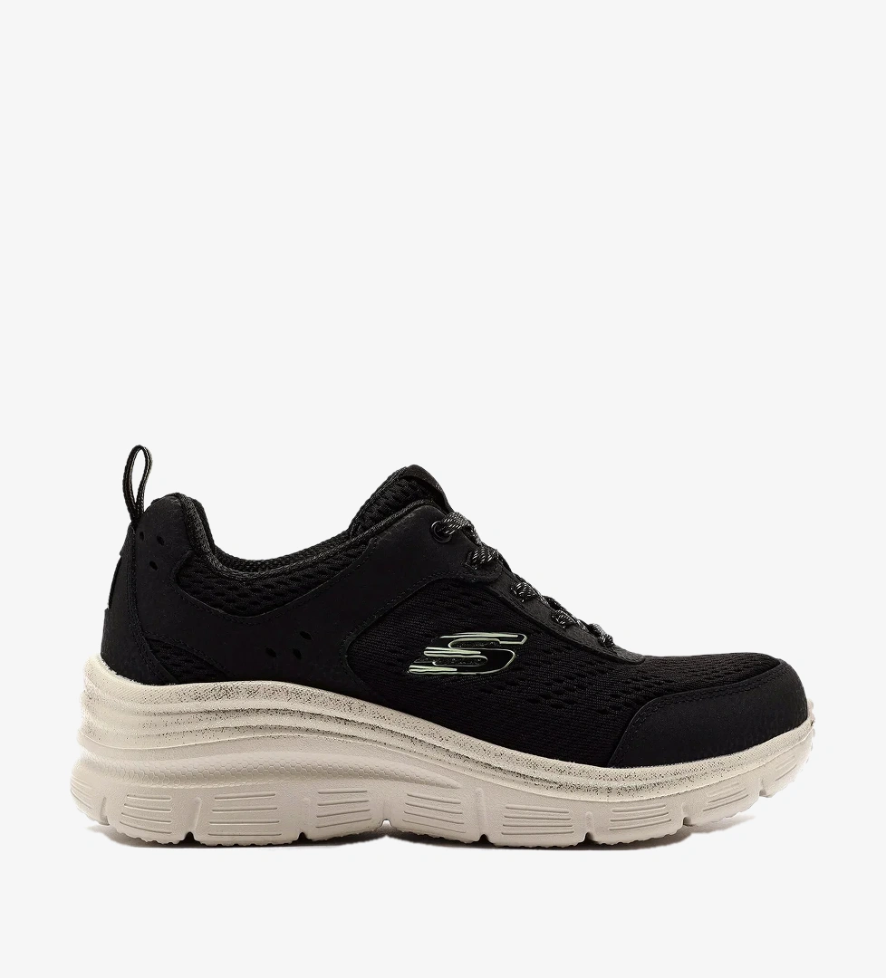 Fashion Fit Kadın Siyah Sneaker Ayakkabı 896294TK BKGD