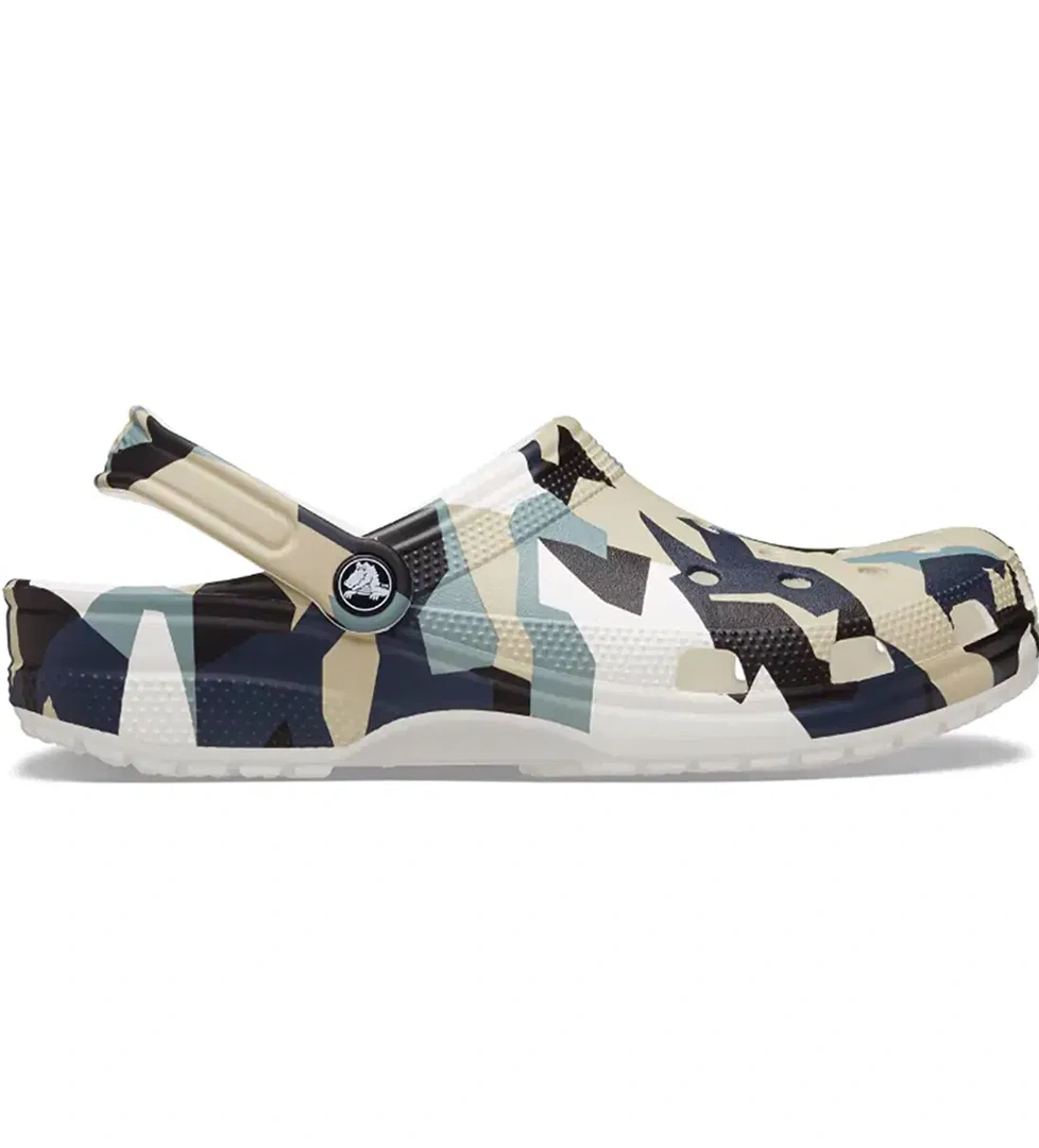 Crocs Geo Camo Clog Unisex Çok Renkli Günlük Stil Terlik 211009_94S model görseli