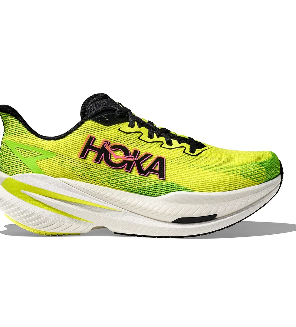 Hoka Mach X 3 Erkek Sarı Koşu Ayakkabısı 1168720-NNHK model görseli