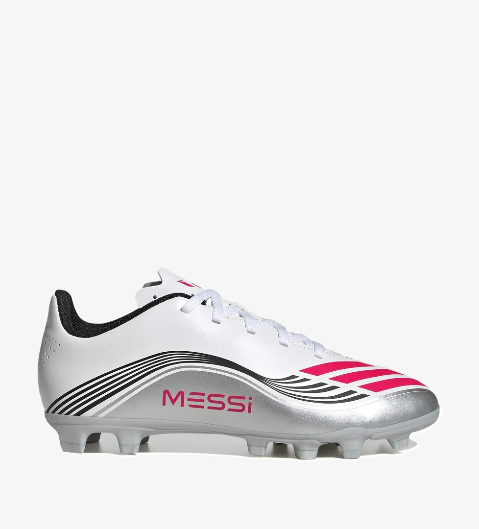 F50 Messi Club Fg/Mg J Çocuk Beyaz Futbol Krampon JP7457 - Görsel 1