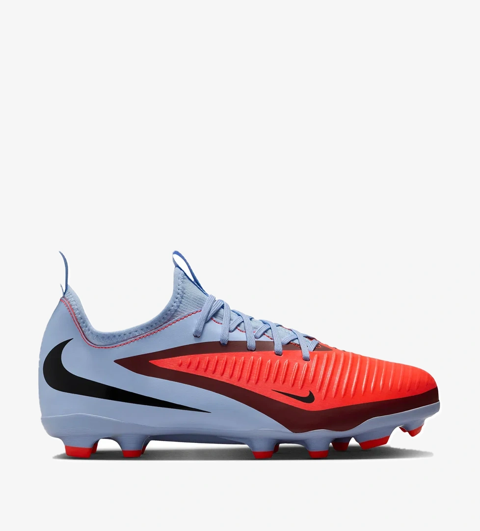 Jr Phantom 6 Low Academy Fg/Mg Çocuk Mavi Futbol Krampon HM9203-400