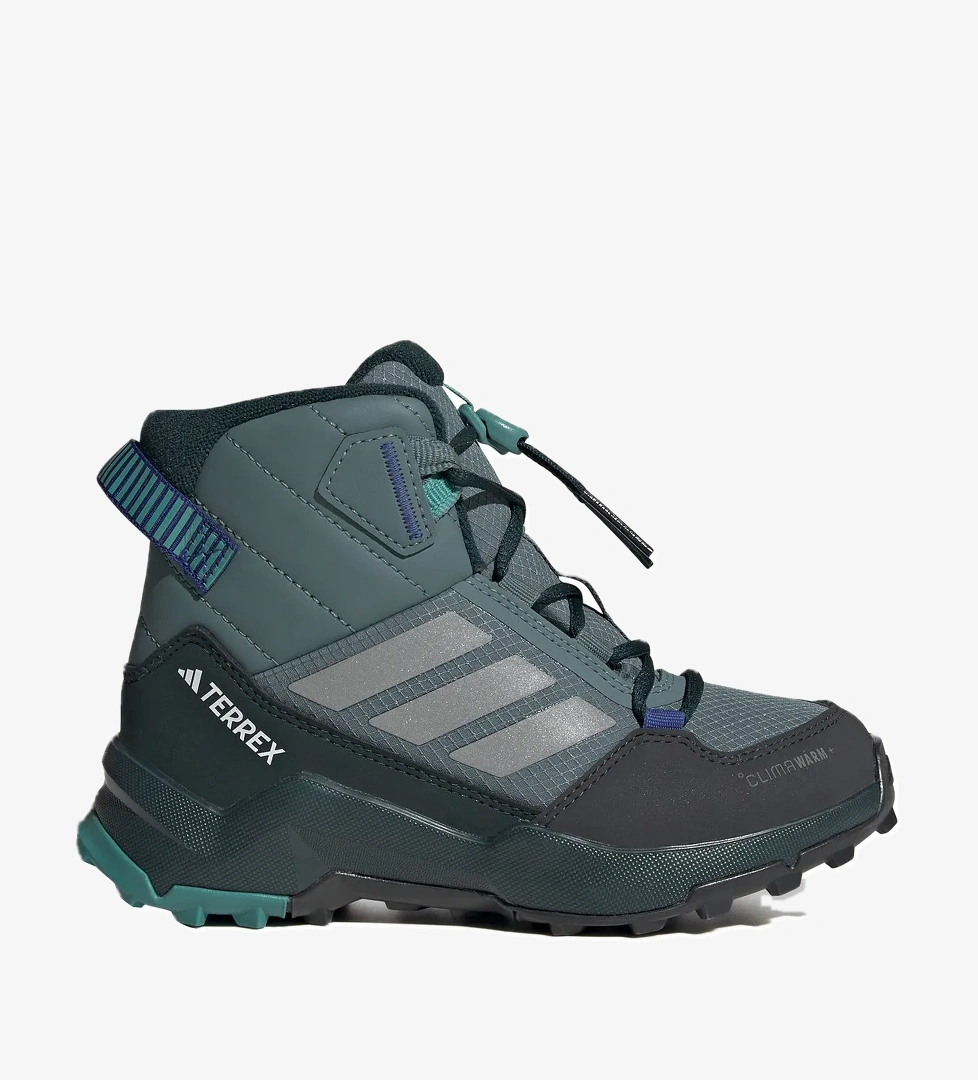 Adidas Terrex Ax4r Cw+ Mid Mıd Climawarm+ Çocuk K Yeşil Turkuaz Unısex Bot Outdoor Ayakkabısı Js2923 model görseli