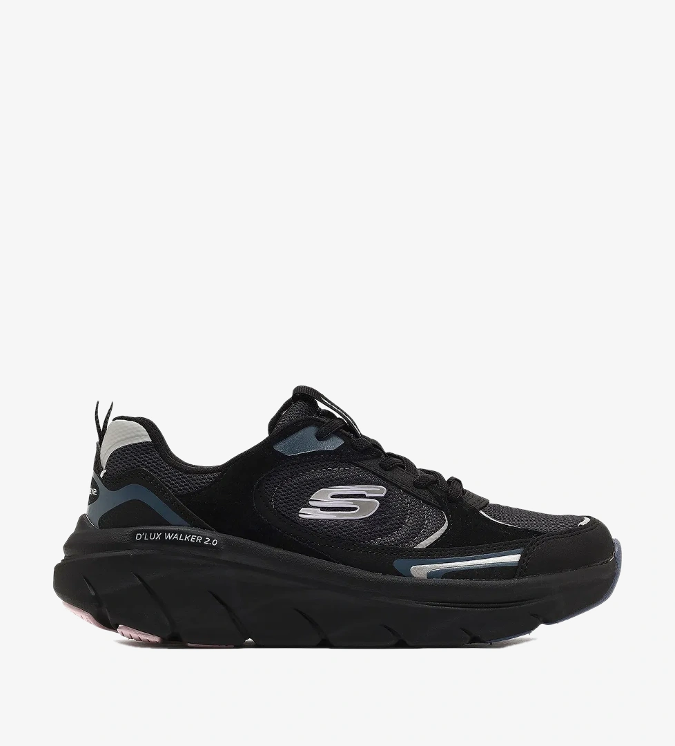D'Lux Walker 2.0 Kadın Siyah Sneaker Ayakkabı 150008 BBK
