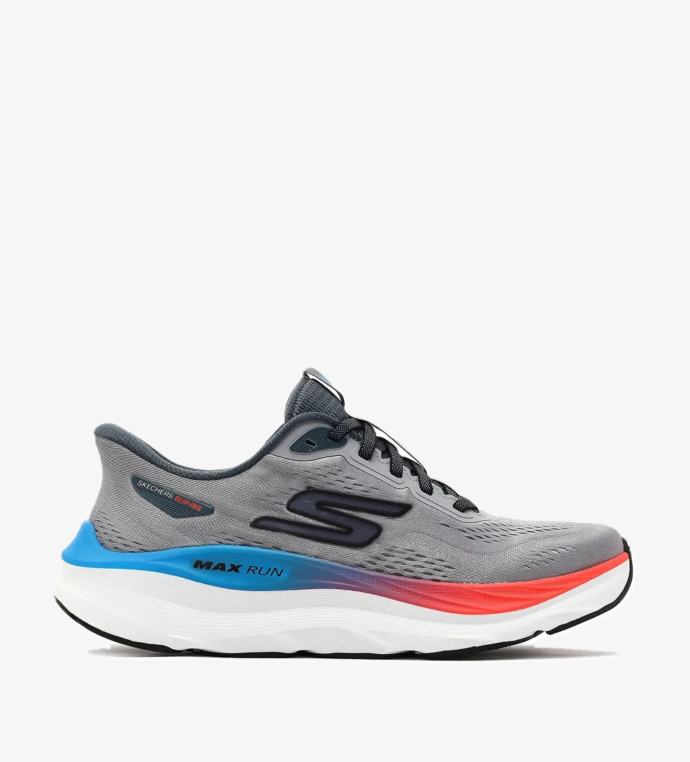 Skechers Max Run Erkek Gri Koşu Ayakkabısı 221000 GYMT model görseli
