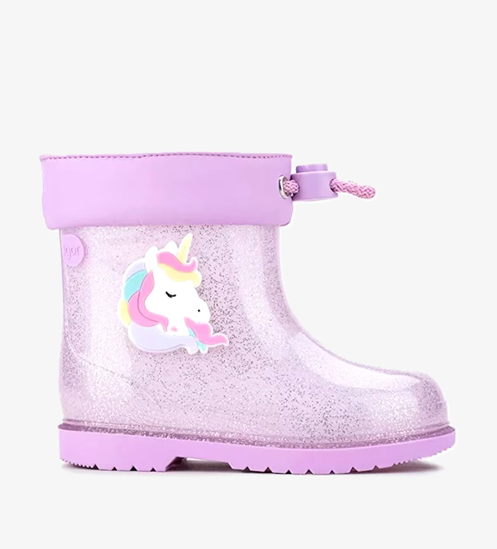 Bimbi Unicornio Glitter Çocuk Lila Outdoor Bot W10339-212 - Görsel 1