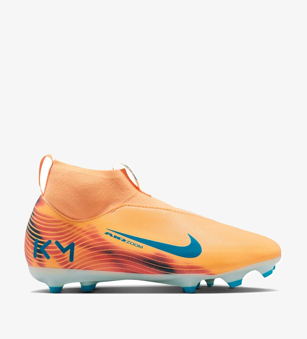 Jr Mercurial Superfly 10 Academy Kylian Mbappé Fg/Mg Çocuk Turuncu Futbol Krampon HF3417-801