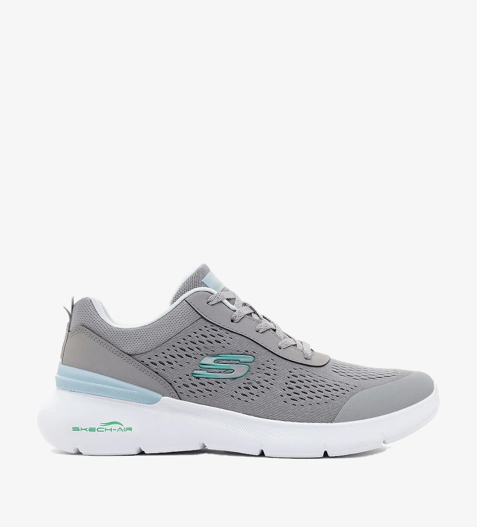 Skech-Air Dynamight 2.0 Kadın Gri Sneaker Ayakkabı 150370TK GYLB