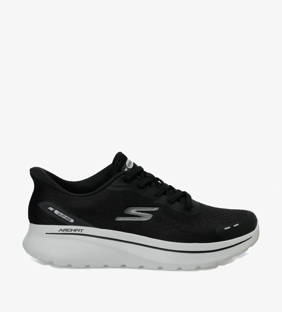 Go Walk Arch Fit N-Joy Erkek Siyah Sneaker Ayakkabı 217075TK BKW