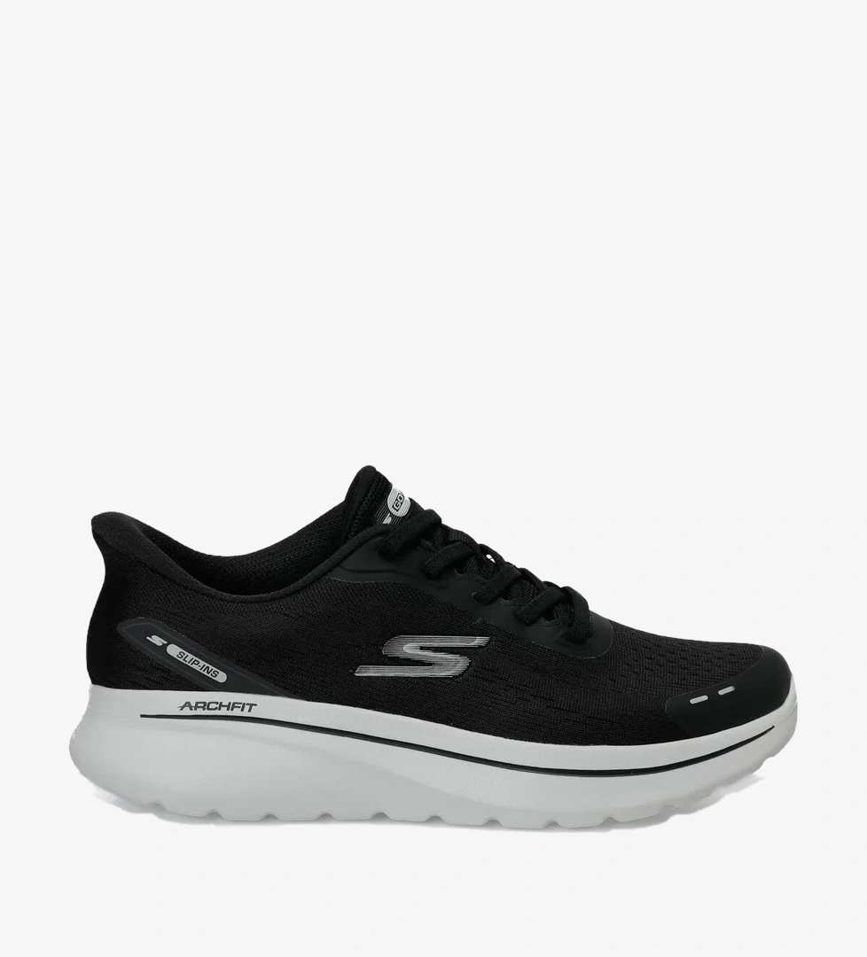 Go Walk Arch Fit N-Joy Erkek Siyah Sneaker Ayakkabı 217075TK BKW