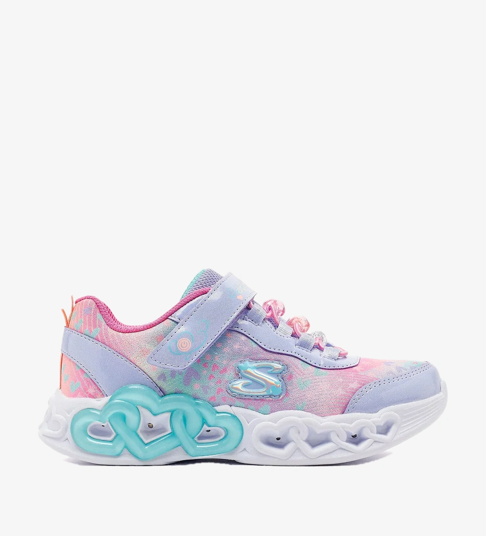 Infinite Heart Lights Çocuk Mor Sneaker Ayakkabı 303261L LVMT