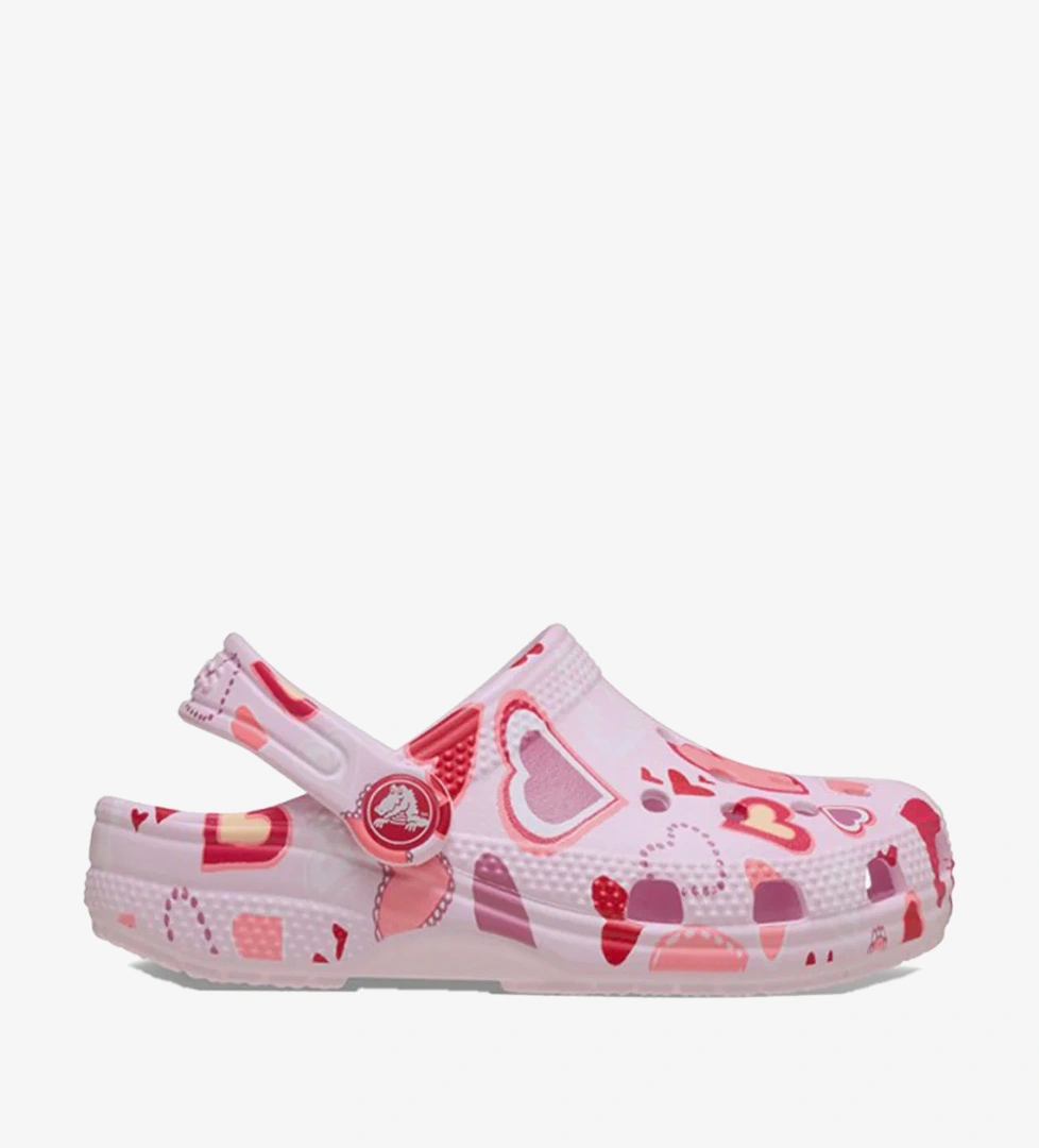 Pembe Crocs Classic Vday