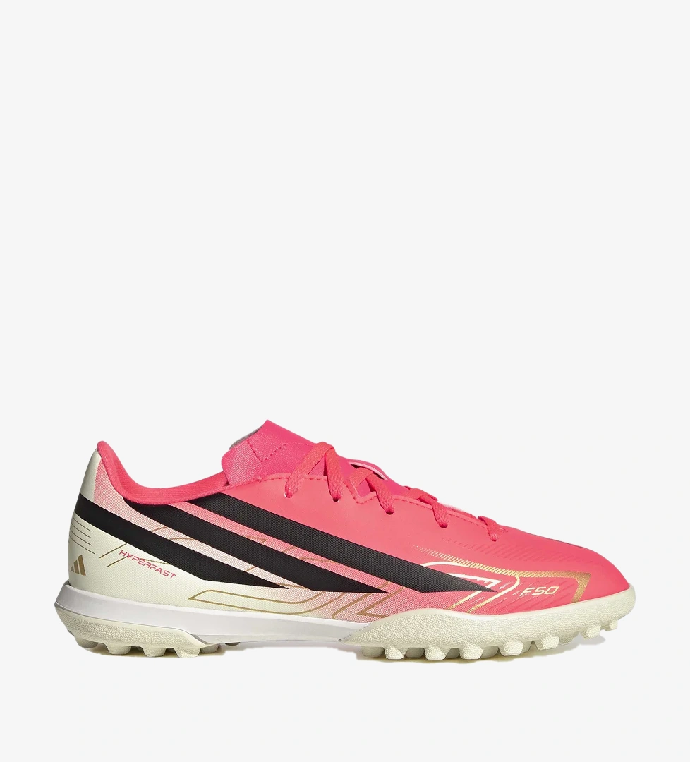 F50 Hyperfast Club Tf J Çocuk Pembe Halı Saha Ayakkabısı KK1366