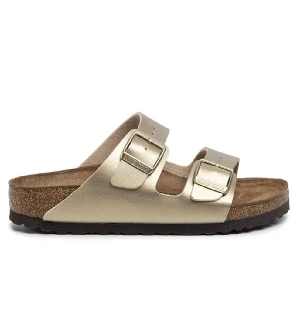 Birkenstock Altın Birkenstock Arizona Bf Kadın Terlik