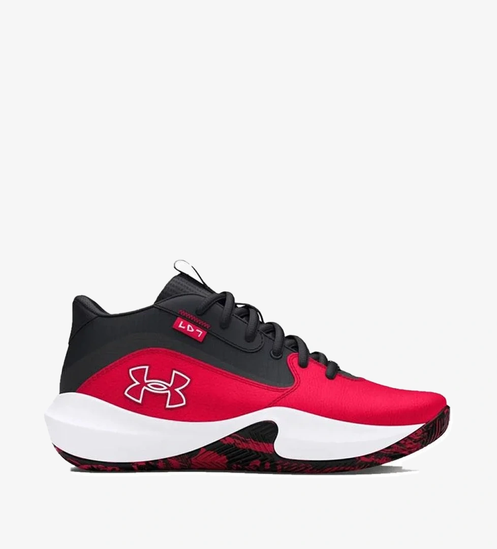 Under Armour Kirmizi Under Armour Ua Lockdown Çocuk PS 7 Basketbol Ayakkabısı