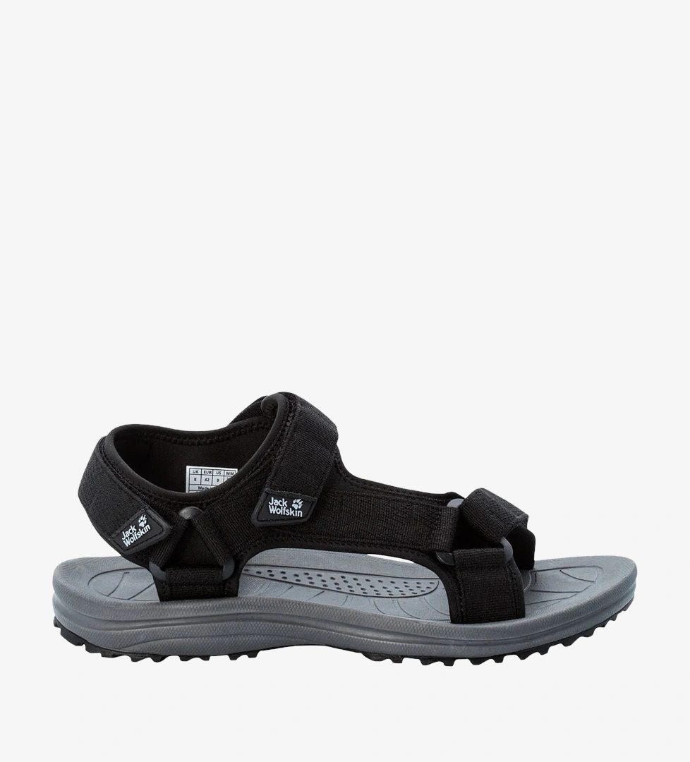 Jack Wolfskin Wave Breaker Erkek Siyah Sandalet